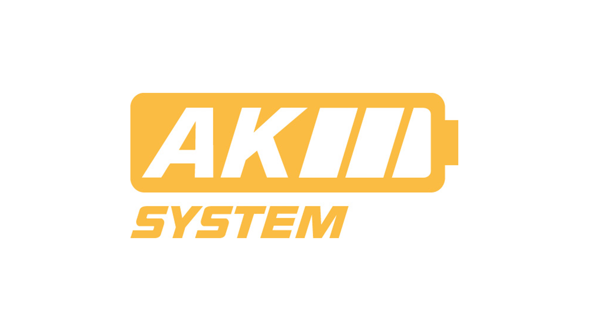 Orange batteriikon för STIHL AK-System